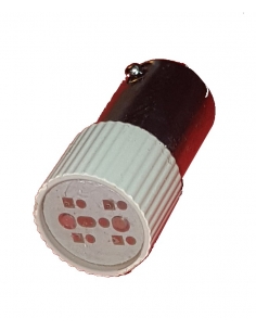 Blue led bulb Ba9s 24 Vac dc adajusa 2
