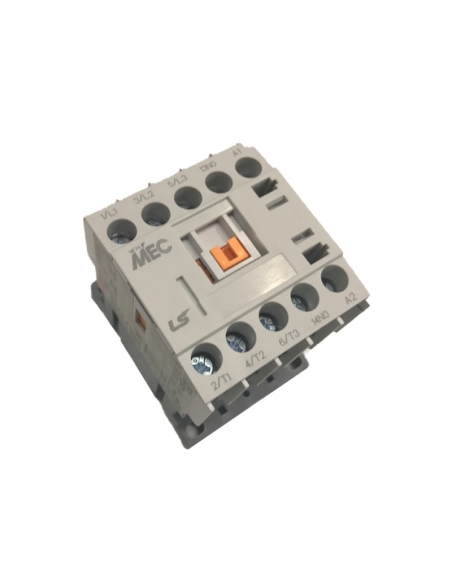 Mini connector LS 12A coil 230Vac auxiliary contact open NA
