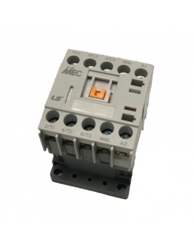 Mini connector LS 9A coil 230Vac auxiliary contact open NA