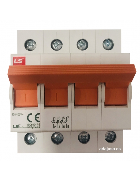 Disconnector 4 Polo 63A -  LS