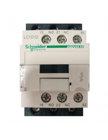 Three-phase contactor 12A coil 230Vac - Schneider