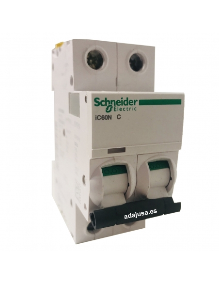 Interruttore 2 poli 20A (2x20A) IC60N C 6kA - Schneider