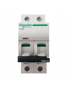 MCB circuit breaker 2 poles 20A (2x20A) IC60N C 6kA - Schneider 2