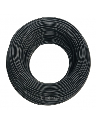 Flexible unipolar cable 1 mm2 black