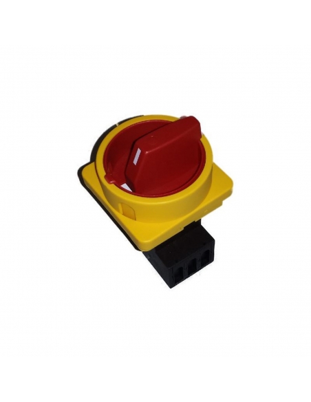 Interruttore trifase 32A Taglia 67 controllo giallo-rosso