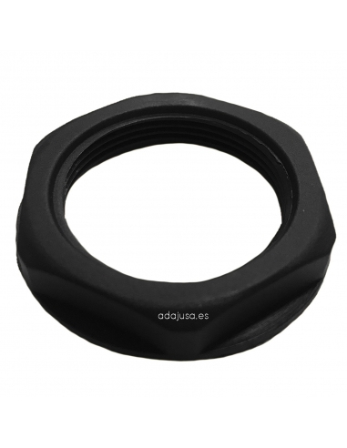 Black polyamide M25 cable gland nut