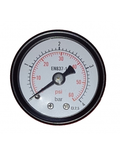 Manometro diametro 40 1/8 0-4 Kgr cassa in plastica - Metal Work 2