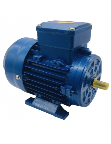 Three-phase motor 0.37Kw 0.5HP 230/400V 1000 rpm IE1 Flange B3 foot aluminium housing