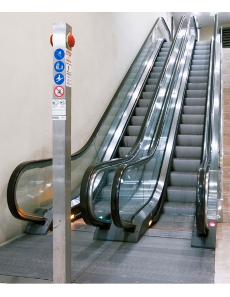 Pulsante a fungo diametro 90 rosso