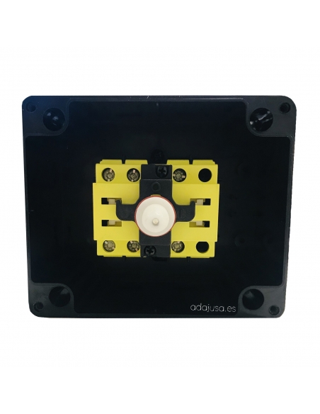 Box con interruttore trifase 25A (3 poli) giallo-rosso - Giovenzana