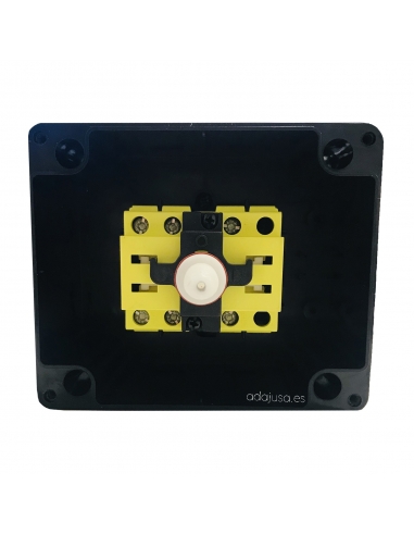 Box con interruttore trifase 25A (3 poli) giallo-rosso - Giovenzana