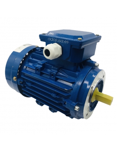 Motore trifase 0.18Kw 0.25CV 230/400V 1000 giri flangia B14 carcassa in alluminio