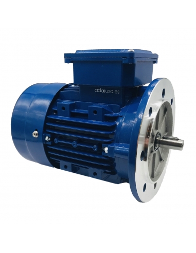 Three-phase motor 0.55Kw 0.75hp 230/400V 1000 rpm IE1 Flange B5 aluminum housing