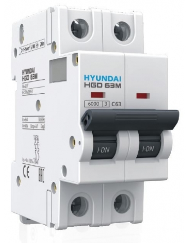 Interruttore 2 poli 6A (2x6A) - Hyundai Electric