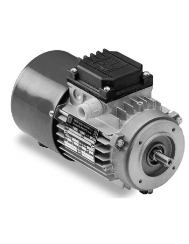Three-phase motor 0.12Kw 0.16HP with brake 230/400V 1500 rpm Flange B14 - MGM