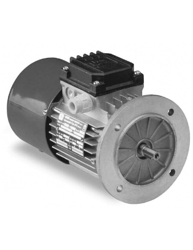 Three-phase motor 0.25Kw 0.33HP with brake 230/400V 1000 rpm B5 flange - MGM