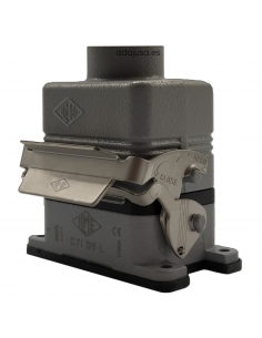 Connettore multipolare completo 6 poli e uscita verticale a terra incassata Pg16