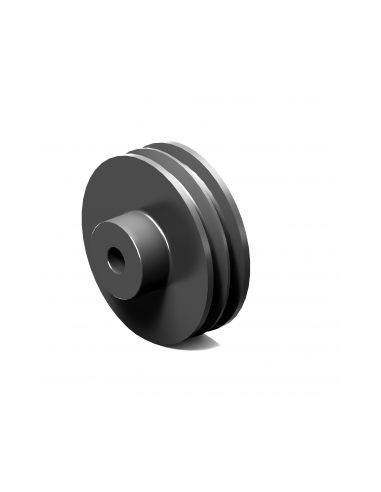 Single-groove Pulley 100mm shaft size 24mm for electric motor Cast Iron Made 