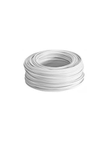 Flexible unipolar cable 1 mm white