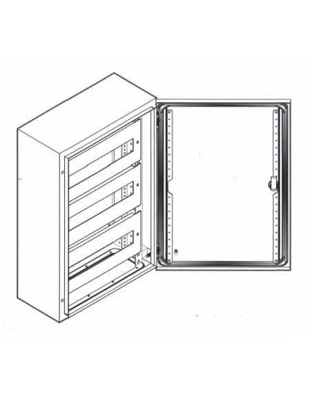 Chassis 104 moduli 4 righe 800x600 Lamiera - ASJD