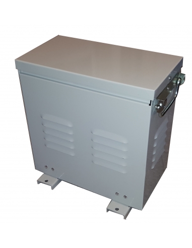 Three-phase transformer 1 KVA 400/230+N with IP23 box