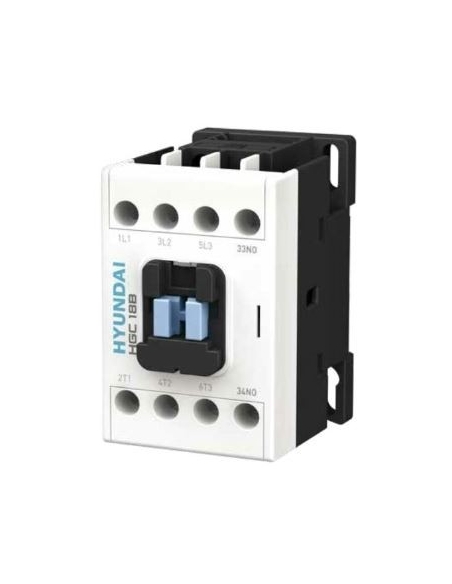 Three-phase contactor 9A coil 400Vac - Hyundai Electric