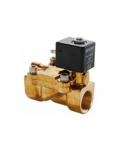 Solenoid valve fluids 3/4 2/2 open 230VAC indirect drive - adajusa.es