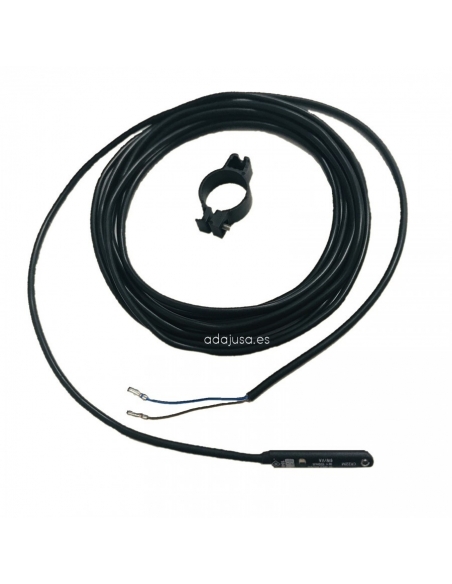Sensore magnetico reed 2 fili con connettore M8 e morsetto sensore diametro 16 - Metal Work - ADAJUSA