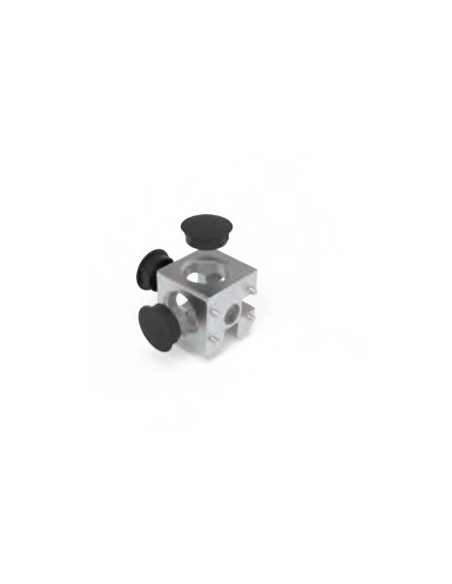 Cubo connettore per profilatura 3D 30-8 - ADAJUSA