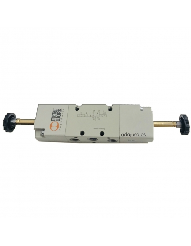 1/4 5/3 bistable solenoid valve without coils - Metal Work - adajusa.es