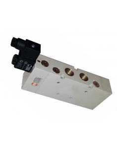 elettrovalvola 1/2 monostabile a 5 vie assistita 24Vdc 5W - Metal Work - ADAJUSA