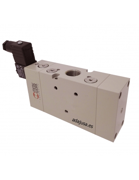 Solenoid valve 1/2 3 ways monostable assisted 24Vac 5VA - Metal Work - adajusa.es