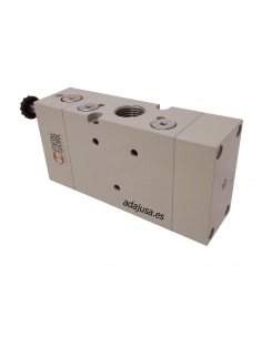 Solenoid valve 1/2 3 ways monostable assisted 110Vac 5VA - Metal Work - adajusa.es 2