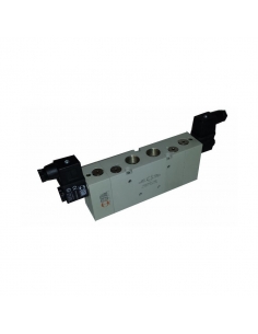 elettrovalvola 1/2 5 vie 3 posizioni centri chiusi 230Vac 5VA - Metal Work - ADAJUSA