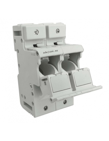 10x38 bipolar fuse holder for electronic equipment protection|ADAJUSA