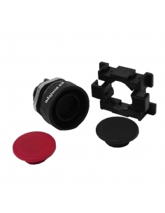 Pneumatic pushbutton diameter 22.5 fittings with NA valve - Price adajusa.es 2