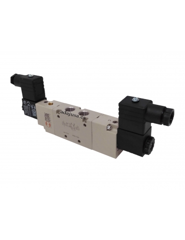 elettrovalvola 1/8 5 vie bistabile assistita 24Vdc 2.5W - Metal Work - ADAJUSA