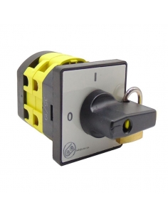 4-pole cam switch 40a 48x48mm black - Giovenzana 2