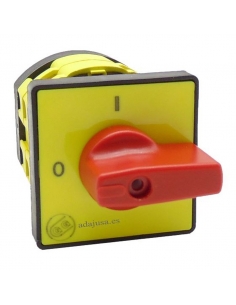 Giovenzana 40a red lever three-phase switch adajusa 2