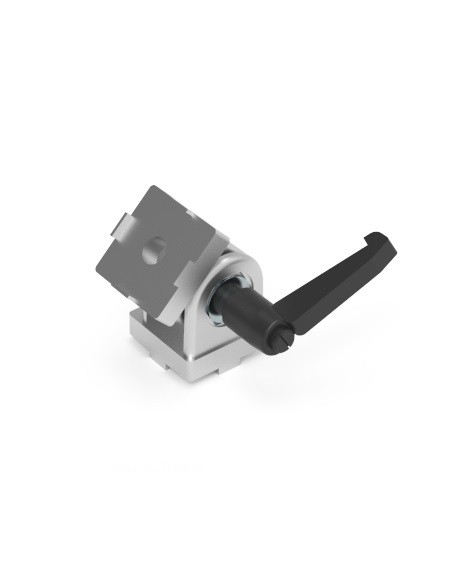 Adjustable articulation 40 x 40 with slot lever 10 - ADAJUSA
