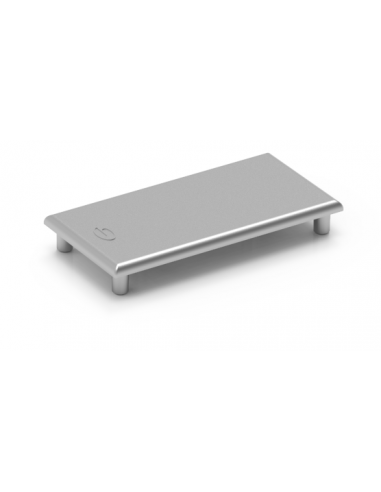 Coperchio per profilo in alluminio 40x80- Metal Work - ADAJUSA