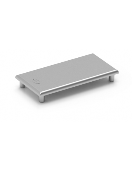 Coperchio per profilo in alluminio 40x80- Metal Work - ADAJUSA