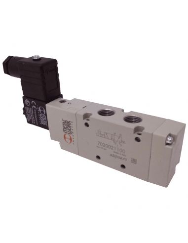Solenoid valve 1/4 5 vias monostable 110Vac 3.5VA Metal Work