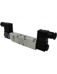 elettrovalvola 1/4 5 vie bistabile 24Vdc 2.5W - MetalWork - ADAJUSA