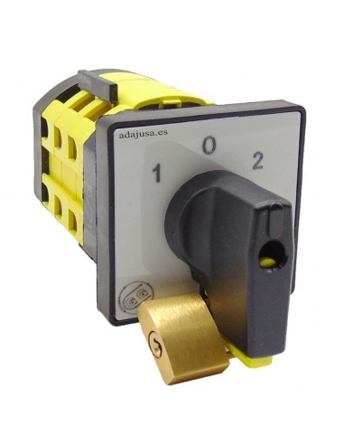 Inverter switch single-phase 20a full 48x48 black padlock - Giovenzana