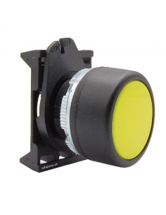 Yellow switch push-button head with PPPN3 interlocking - Giovenzana adajusa 2