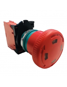 Emergency push-button head 40mm with NC indication PPFN1P4S - Giovenzana adajusa 2