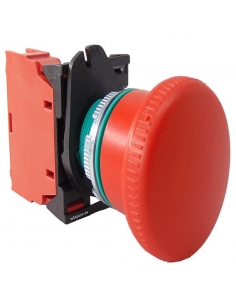 Full diameter emergency pushbutton 40 PPFN1R4N contact NC Giovenzana adajusa