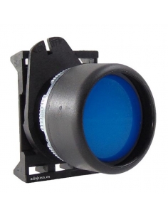 Pulsante luminoso blu con incastro PPL4 - Giovenzana