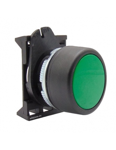Testa a pulsante luminosa verde con incastro PPL2 - Giovenzana